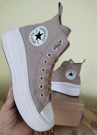 Converse стильні високі кеди на платформі (оригінал) 37 розмір устілка 23см