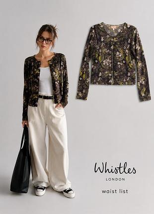 Кардиган whistles london, шерсть + кашемир, xxs–xs