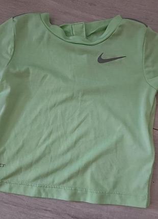 Оригинальная спортивная футболка nike dri-fit 6-9 мес. (68–74 см)