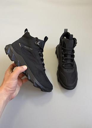 Полуботинки ecco mx black gore-tex 37(23.5cm)biom
