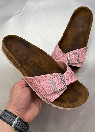 Шлепки birkenstock madrid rose