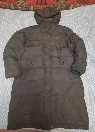 Оригинальное, технологичное, женское пальто пуховик, jack wolfskin stormlock down, оригинал р l
