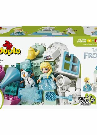 Конструктор lego duplo коробка для творчого конструювання «крижане серце» з ельзою й олафом (