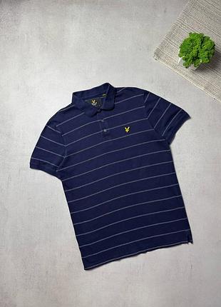 Поло футболка чоловіча lyle scott оригінал преміальна в смужку old money casuals
