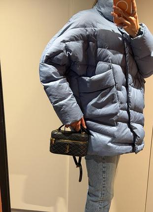 Пуховик silvian heach 90% пух oversize
