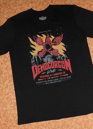 Футболка stranger things/demogorgon/удивительные чудеса/смерч