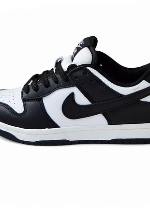 Nike sb dunk low pro white black білі з чорним 41