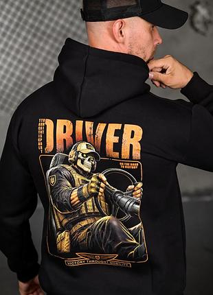 Мілітарі худі на флісі driver🖤 5