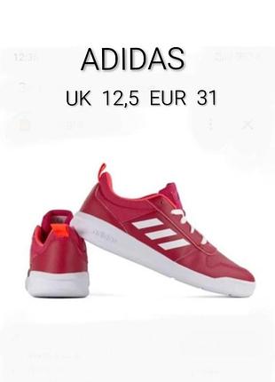 Кожаные кроссовки бренда adidas tensaur made in cambodia u9 12,5 eur 31