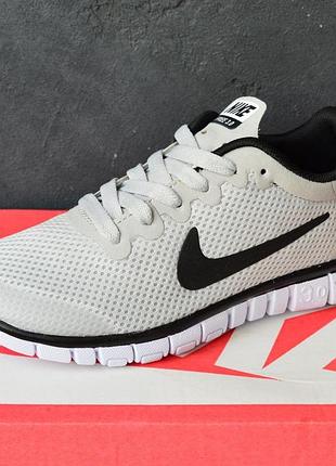 Nike free run 3.0 gray black 36