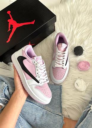 Jordan 1 low travis scott lilac white black