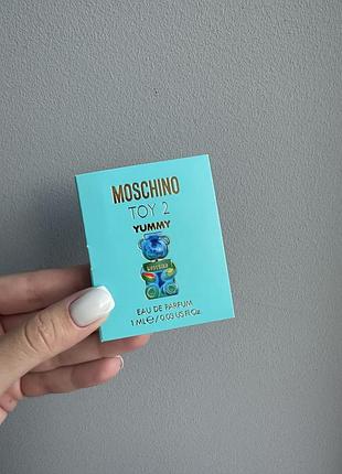Пробник moschino toy 2 yummy, 1 мл, оригінал