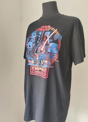 Футболка star wars  xl розмір чорна з принтом