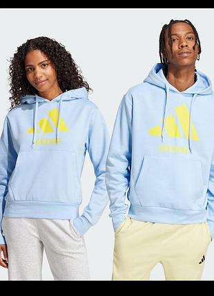 Худі на флісі з капюшоном adidas ukraine унісекс