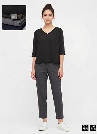 Боуза вільна шифонова(щільний) uniqlo xxs