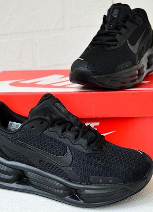 Nike shield comfort ride black - женские черные кроссовки