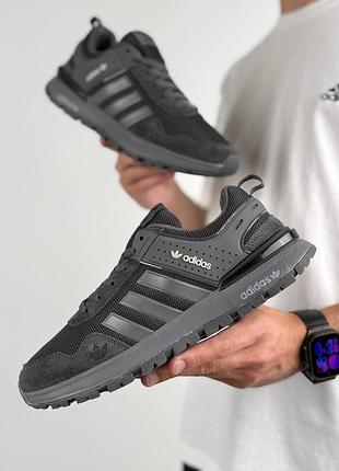 Мужские кроссовки adidas classic m dark grey