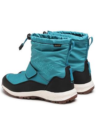 Зимові дитячі термо-черевики jack wolfskin texapore, розмір 27 (устілка 16.6 см