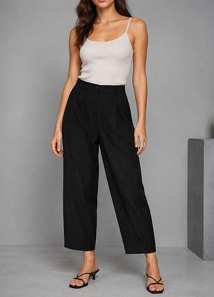 Новые черные брюки на резинке сзади dunnes by shein 50 22uk