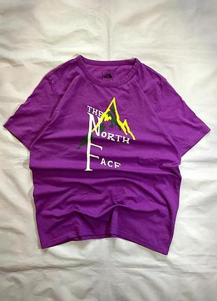 Футболка из свежих коллекций the north face t-shirt rare purple