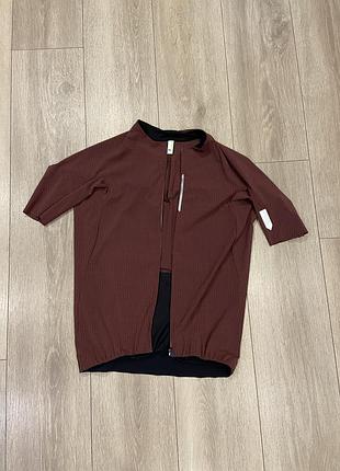|l| чоловіча велофутболка q36.5 / велоджерсі / джерсі q36.5 dottore pro jersey rust red