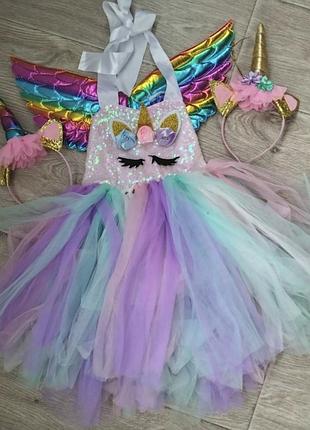 🦄 святкова сукня «єдиноріг» для дівчинки 🦄