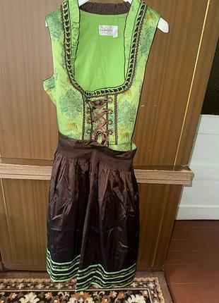 Баварська сукня дірндль dirndl landhaus 42 l-xl oktoberfest