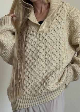 Вінтажний светр cottage knitwear