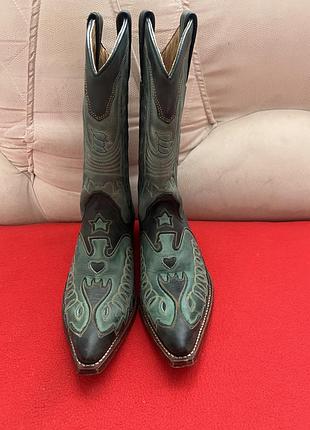 Шкіряні чоботи козаки sancho boots made in spain оригінал