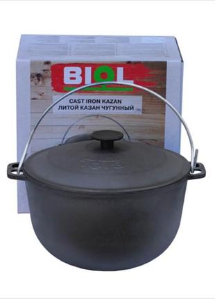 Казан туристический чугунный с дужкой и крышкой biol 6 л
на карту ( 3500 гр.)