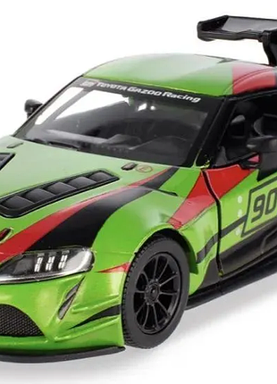 Металева машинка kinsmart toyota gr supra racing concept kt5421wf зелений