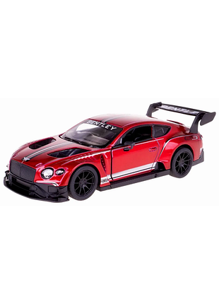 Металева машинка kinsmart 1:38 "bentley continental gt3" інерційна, червона, kt5417w