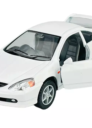 Металлическая машинка kinsmart 1:34 honda integra type r kt5053w, инерционная / белая