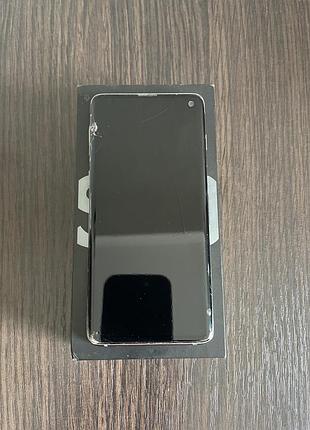 Смартфон samsung galaxy s10 sm-g973f/ds 128gb prism black
