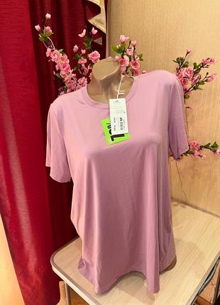 Женская тренировочная футболка slazenger с перекрестным низом uk 14 eur 42