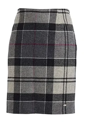 Шерстяная юбка-карандаш barbour nebit pencil skirt (winter tartan) размер l / 40