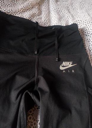 Леггинсы тайтсы nike air dri-fit 7/8 black (dd4052-010) оригинал, размер s