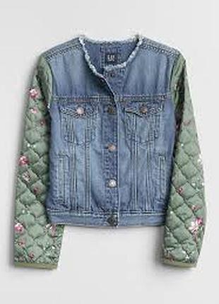 Стильний джинсовий піджак gap 9-10