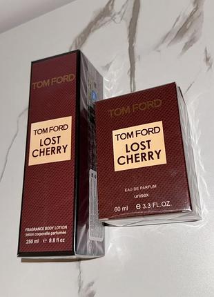 Lost cherry🍒парфумований набір лосьйон парфумований для тіла+парфуми аромат вишні🍒