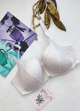 Tezenis intimissimi 80c 75d бюстральтер білий кружевний