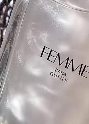 Femme glitter zara