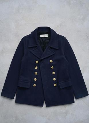 Вовняне пальто marina golden goose × prada