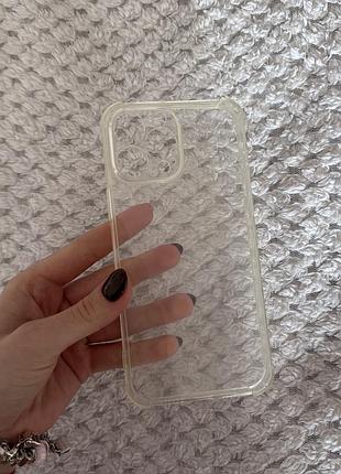 Прозорий чохол на iphone 13 pro max