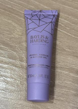 Парфюмированный увлажняющий крем для рук baylis & harding jojoba, vanilla & almond oil (50 мл)