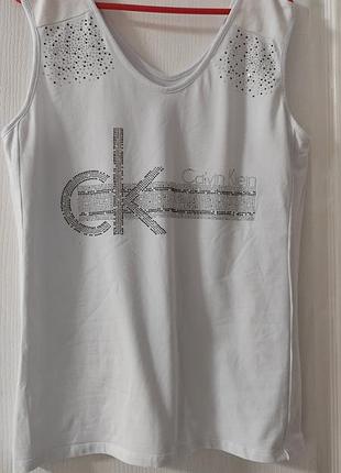 Брендовая женская майка calvin klein