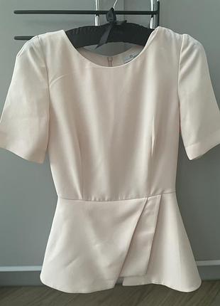 Dior d uniforms • ніжно-рожева блуза з баскою 💗
