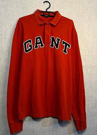 Gant rugby polo вишитий логотип футболка поло l
