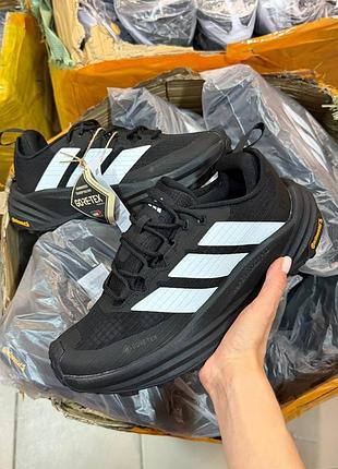 Р.40-45 кроссовки adidas terrex freehiker 3 low gore-tex black white ad123