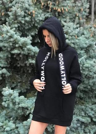 Чорне худі вільного крою