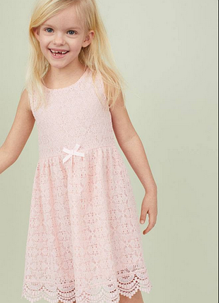 Мереживна сукня h&m на 6-8 років